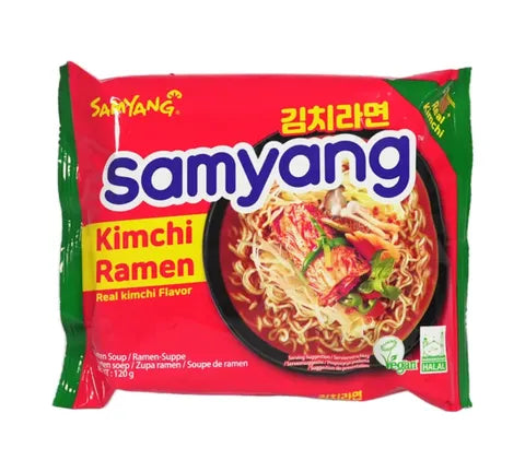 Samyang Kimchi Ramen mit echtem Kimchi -Geschmack (120 g)