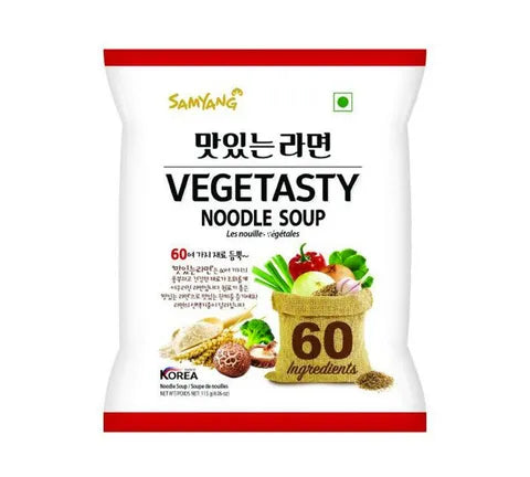 Samyang Vegetasty Nudelsuppe - Multi -Pack (5 x 115 gr)