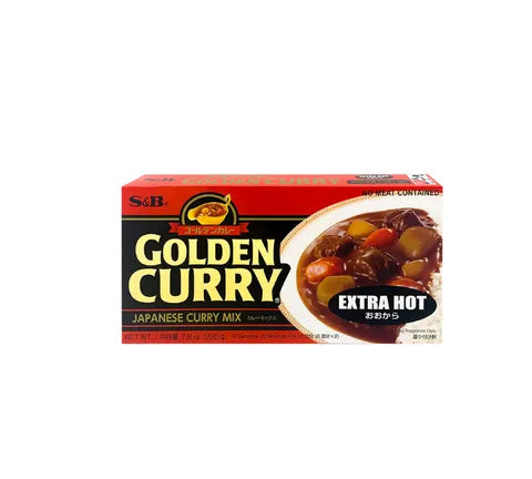 S & B Golden Curry Paste- 여분의 뜨거운 맛 (220 gr)
