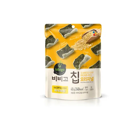 CJ Bibigo Seaweed Chips Brown Rice (40 gr)