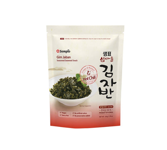 Sempio Gim Jaban Seasoned Seaweed Snack Hot Chili Flavour (50 gr)