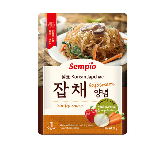 Sempio Korean Japchae Stir-Fry Sauce with Soy & Sesame (60 gr)
