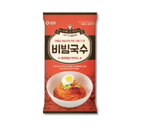 Nouilles froides épicées coréennes sémeuses (135 gr)