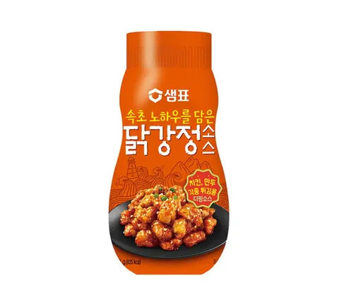 Sempio Sweet & Spicy Sauce til koreansk stegt kylling, Dakgangjeong -sauce (360 gr)