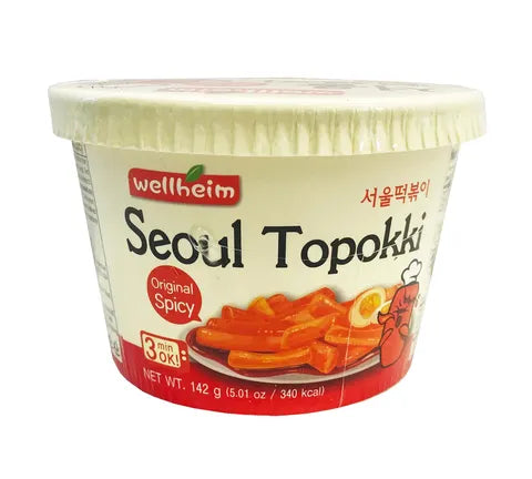 Wellheim Seoul Topokki Original Spicy Flavour (142 gr)