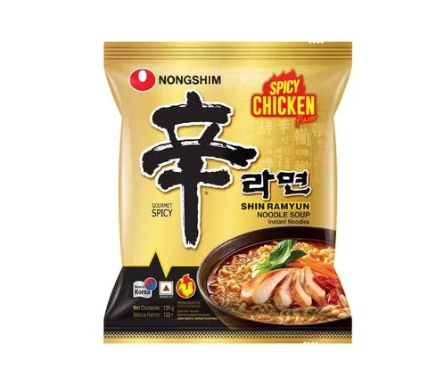 Nongshim Shin Ramyun Instant Noodle Spicy Chicken Flavour (120 gr)