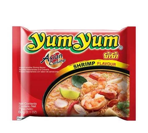 Yum Yum Shrimp Flavour Instant Noodles (60 gr)