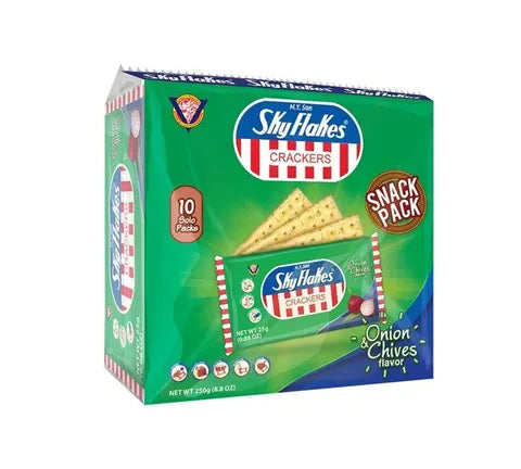 Sky Flakes Crackers - Chives and Onion (250 gr)