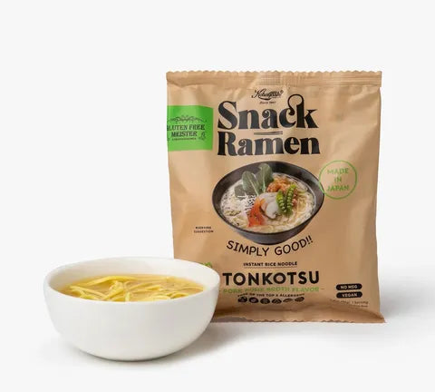 Kobayashi Snack Ramen - Tonkotsu - Pork Bone Broth Flavour - Instant Noodles - Gluten-Free (92 gr)