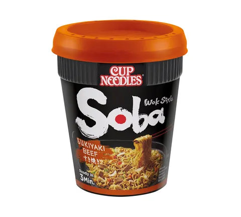 Nissin Soba Sukiyaki Beef Cup (90 gr)