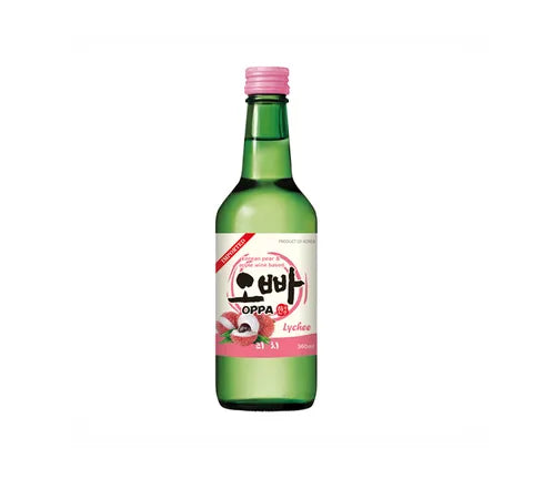 Oppa Soju Lychee Flavour (360 ml)