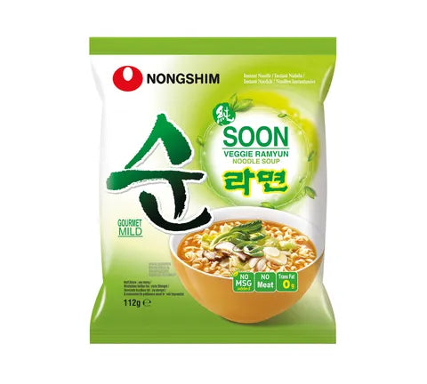 Nongshim Soon Veggie Ramyun - Instant Noodle (112 gr)