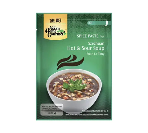 Asian Home Gourmet Spice Paste Szechuan Hot & Sour Soup (50 gr)