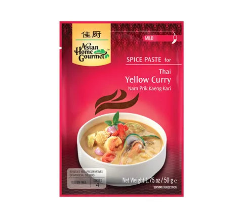 Asian Home Gourmet Spice Paste Thai Yellow Curry (50 gr)