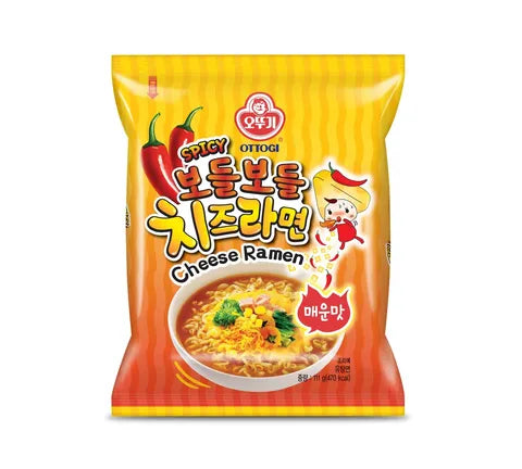 Ottogi Spicy Cheese Ramen Instant Noodle (111 gr)