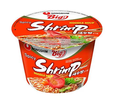 Nongshim Spicy Shrimp Instant Noodles Bowl (115 gr)