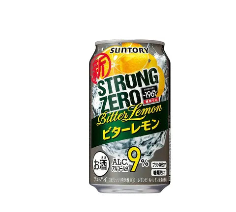 Suntory Strong Zero Sugar Free Sparkling Bittler Lemon Flavour - 196℃ (350 ml)