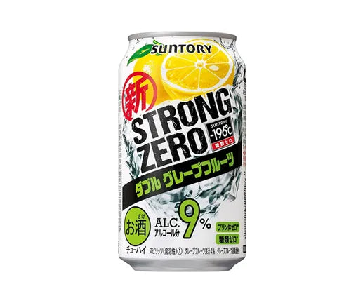 Suntory Strong Zero Sugar Free Sparkling Grapefruit Lemon Flavour - 196℃ (350 ml)