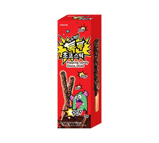 Bâtonnets de chocolat Sunyoung Popping Candy (54 gr)