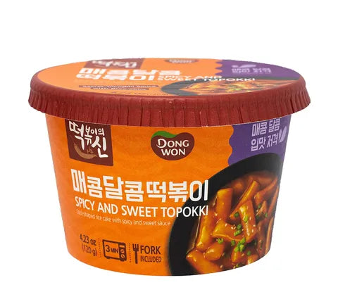 Dong Won Sweet & Spicy Topokki / Tteokbokki Bowl (120 gr)