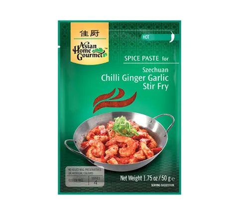 Asian Home Gourmet Szechuan Chilli Ginger Garlic Stir Fry (50 gr)