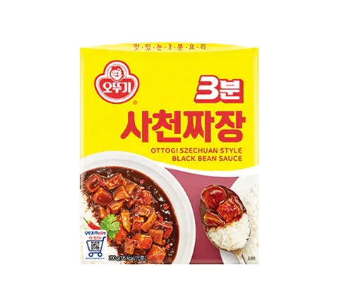 Ottogi Szechuan Style Jjajang Sauce (3 Minute) (200 gr)