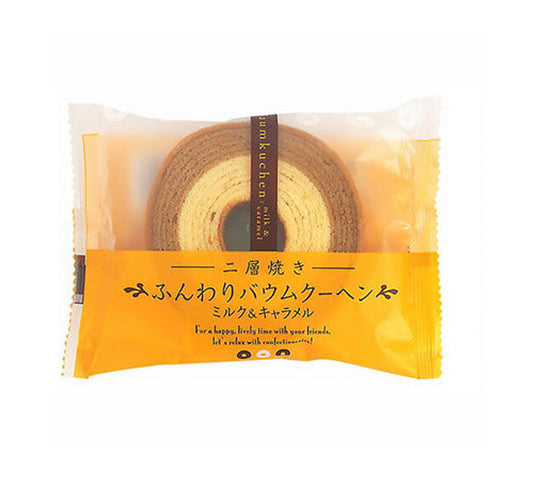 Taiyo Mini Baumkuchen Saveur Caramel &amp; Lait (75 gr)