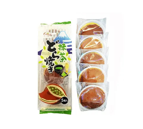 Tencho Foods Dorayaki Japanese Pancake - Matcha Flavour (5 pack) (300 gr)