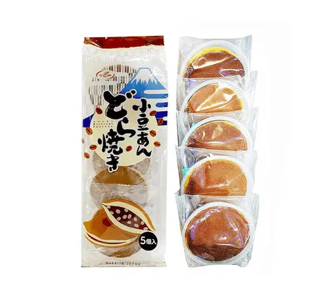 Tencho Foods Dorayaki Japanese Pancake - Red Bean Flavour (5 pack) (300 gr)