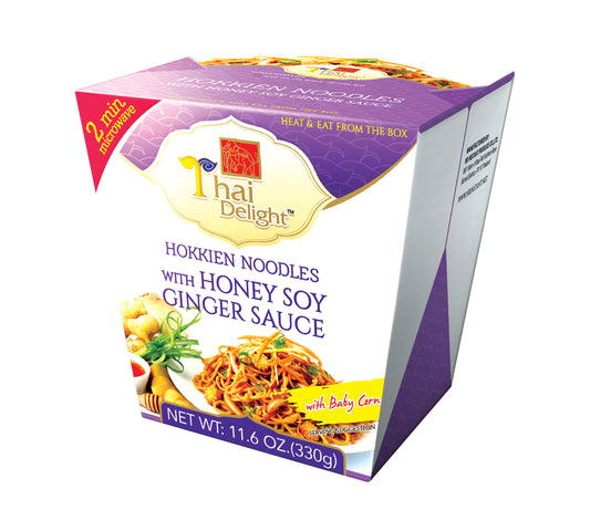 Thai Delight Hokkien Noodles with Honey Soy Ginger Sauce (330 gr)