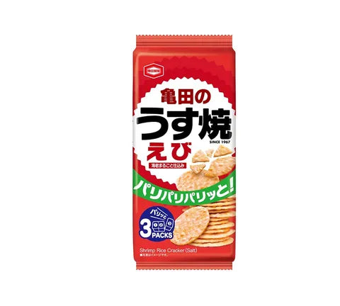 Kameda Thin Rice Crackers - Shrimp Flavour (70 gr)