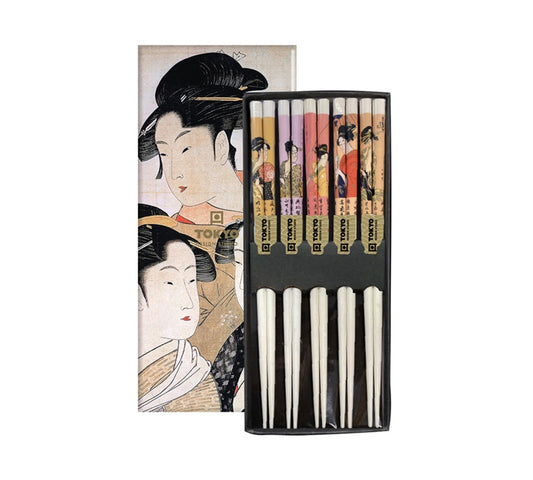 Tokyo Design Studio Geisha Chopsticks Giftset 5pcs (150 gr)