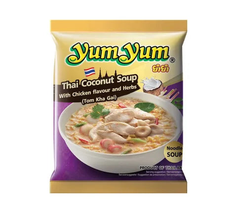 Yum Yum Tom Kha Gai - Thai Coconut Instant Noodle Soup - Chicken Flavour (100 gr)