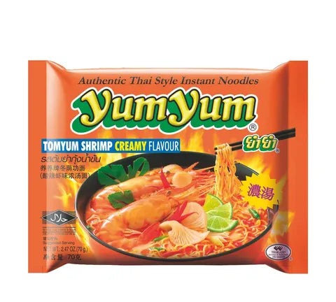 Yum Yum Tom Yum Shrimp Creamy Flavour Instant Noodles (70 gr)