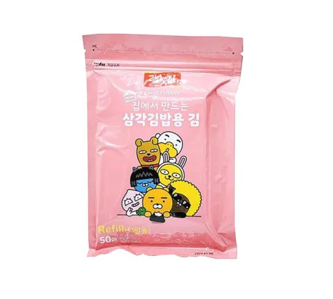 Kwang Cheon Kim Triangle Kimbap Kakao Friends (Samgak Kimbap) 50 Pack (50 gr)