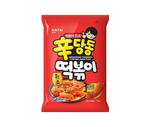 Haitai Tteokbokki Snack - Hot Spicy Flavour (110 gr)