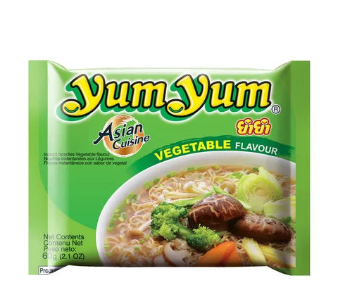 Yum Yum Vegetable Flavour Instant Noodles (60 gr)