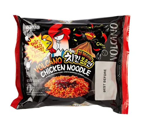 Paldo Volcano Chicken Stir Fry Instant Noodles (140 gr)