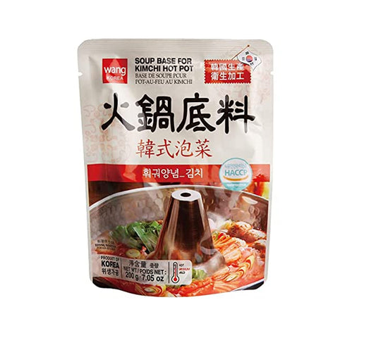 Base de soupe Wang pour pot chaud au Kimchi (200 gr)