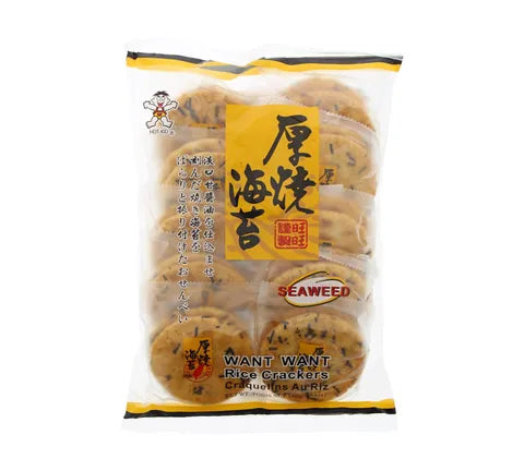 Senbei Seaweed Rice Cracker를 원합니다 (160 gr)