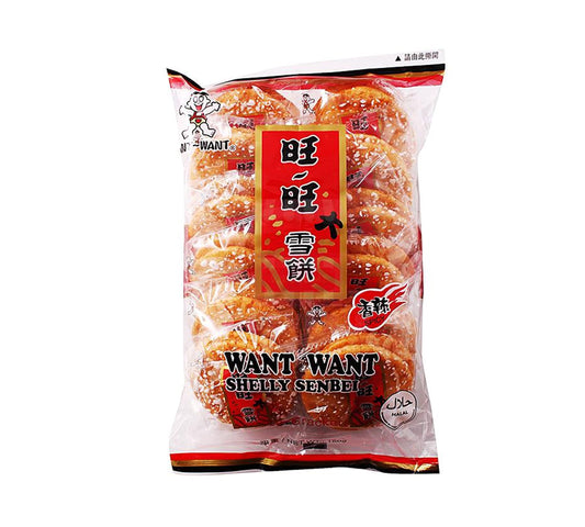 Want Want Shelly Senbei Spicy Rice Cracker (150 gr)