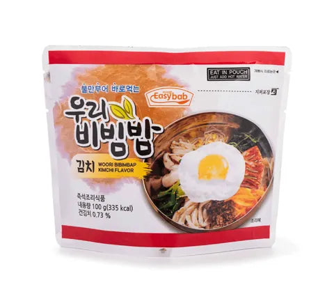 Easybab Woori Instant Bibimbap with Kimchi Flavour (100 gr)