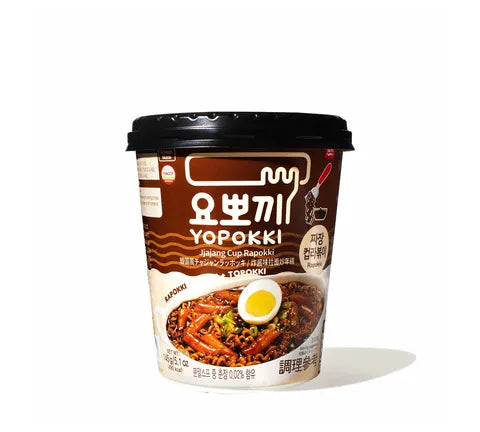 Young Poong Yopokki - Rapokki - Rice Cake and Ramen Cup Jjajang Flavour (145 gr)