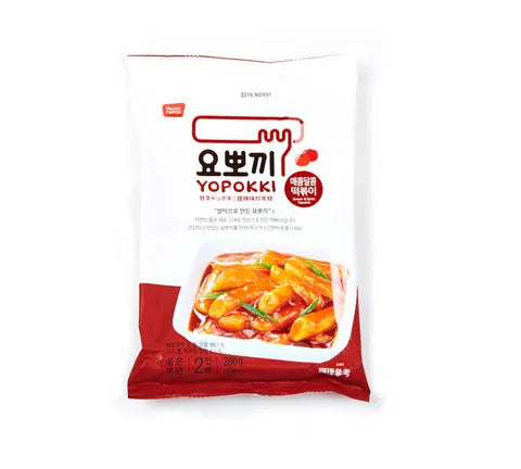 Young Poong Yopokki Sweet & Spicy Topokki (Rice Cake) Pouch (140 gr)