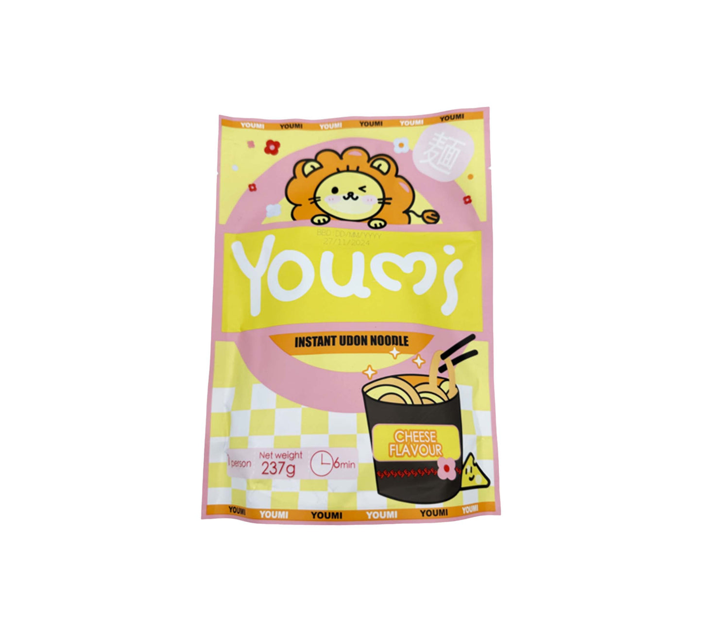 Youmi Instant Udon Noodle Creamy Cheese Flavour (237 gr)