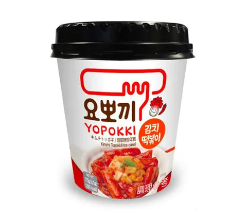 Junge Poong Yopokki Kimchi Topokki (Reiskuchen) (115 gr)