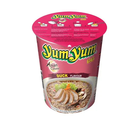 Yum Yum Duck Flag Cup - Multi Pack (12 x 70 gr)